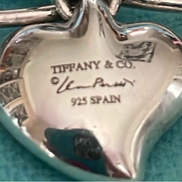 TIFFANY ELSA PERETTI STERLING BRACELET WITH HEART CHARM - Picture 3 of 8